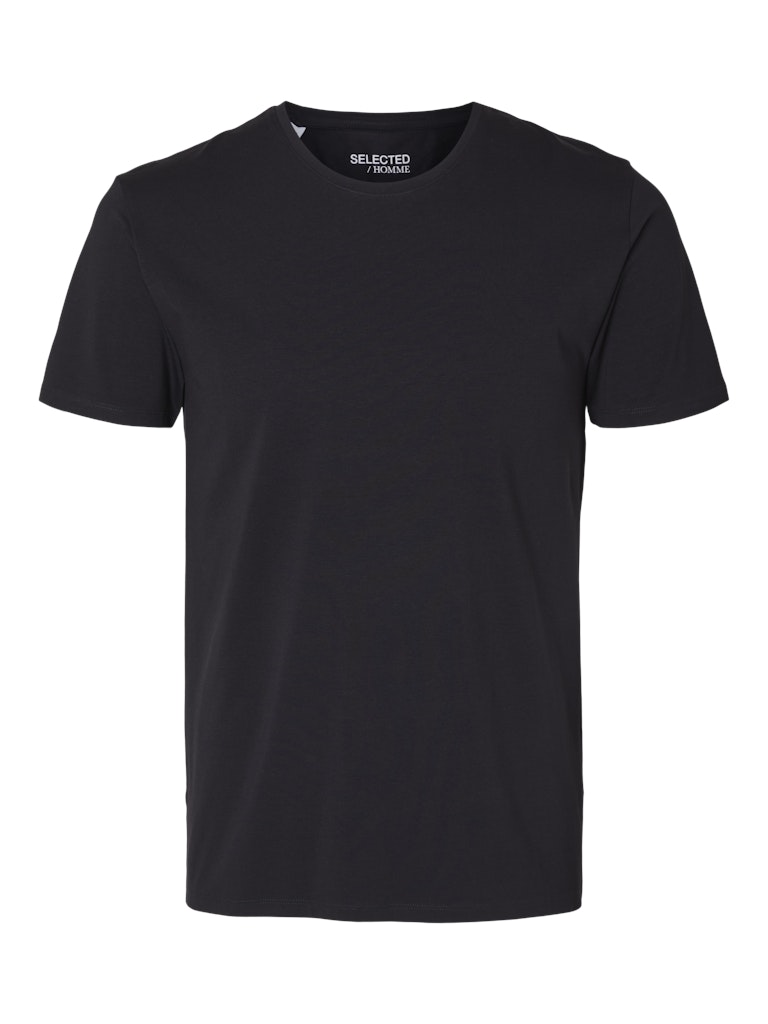 Selected homme Herren T-Shirts kurz Black