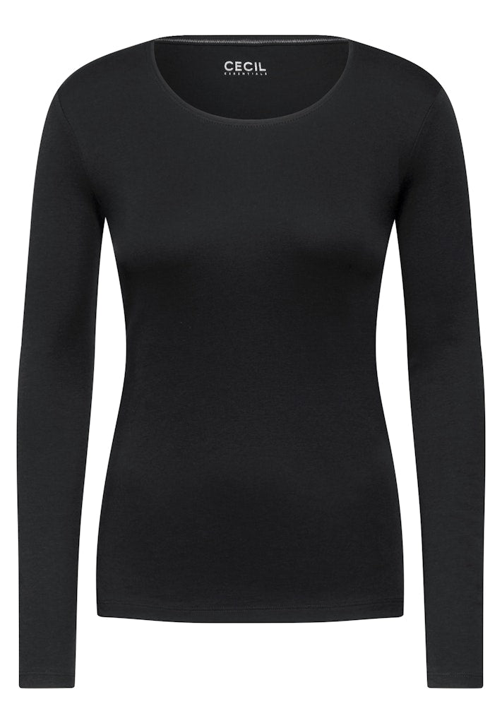 Cecil Damen T-Shirts Black