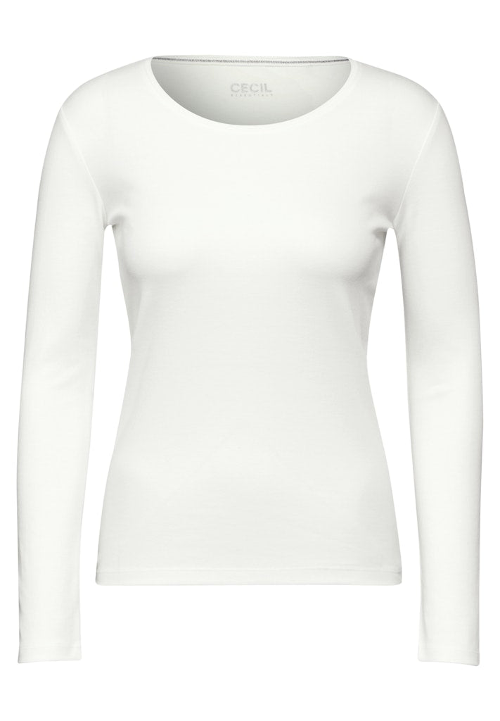 Cecil Damen T-Shirts Vanilla W