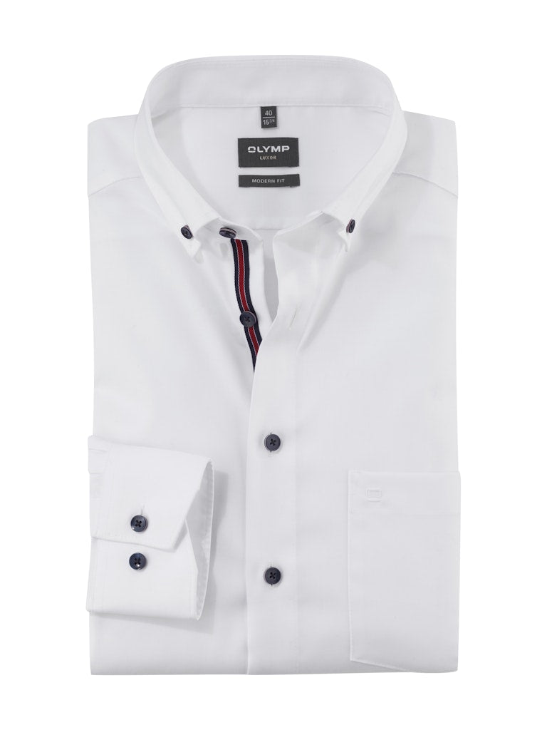Olymp Herren Hemden lang Weiss