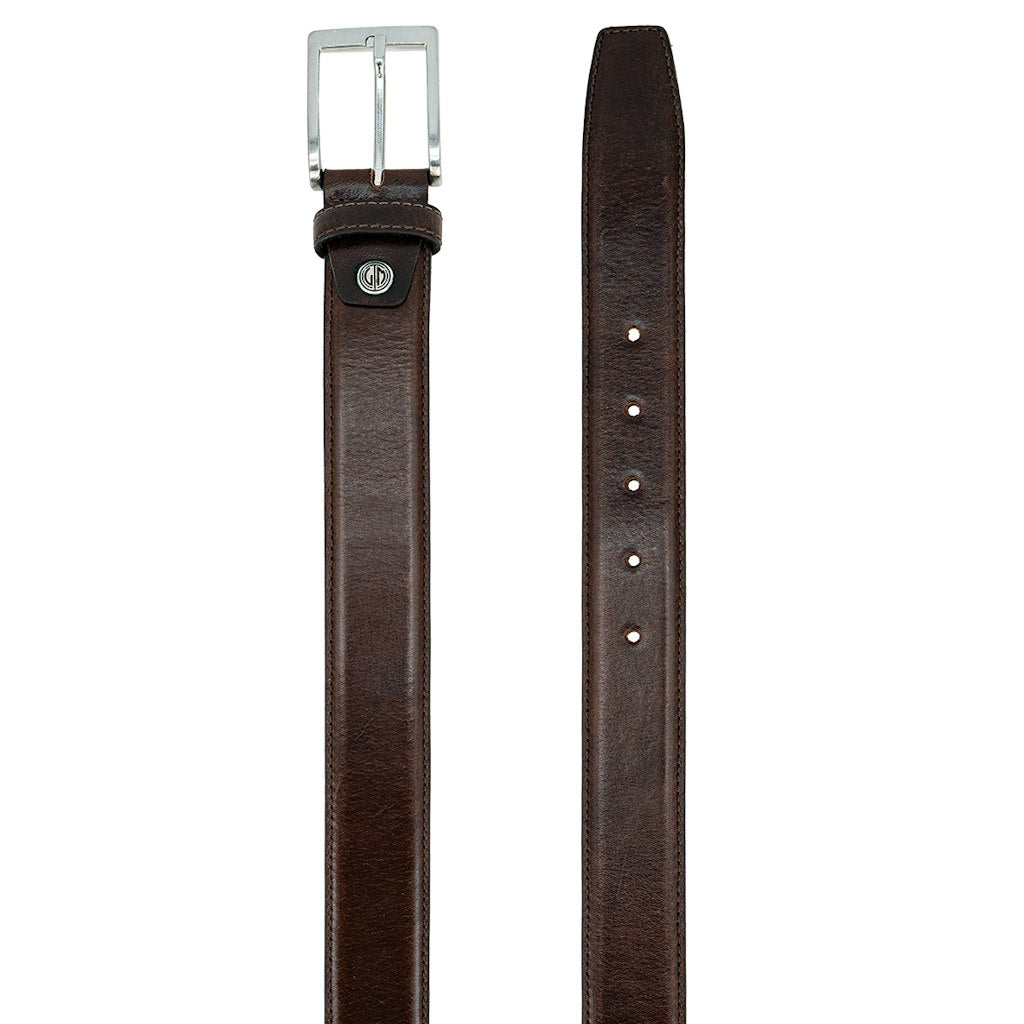 LINDENMANN Herren Gürtel Dunkelbraun