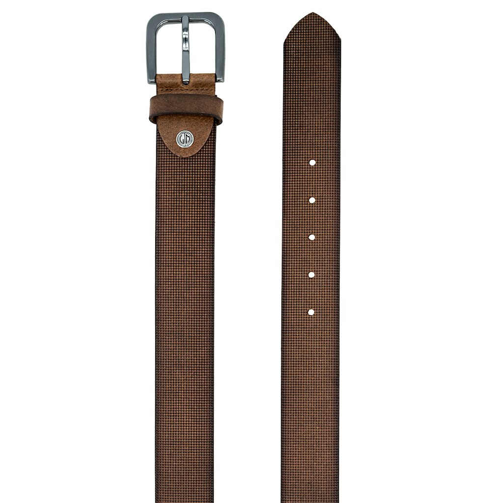 LINDENMANN Herren Gürtel Mittelbraun