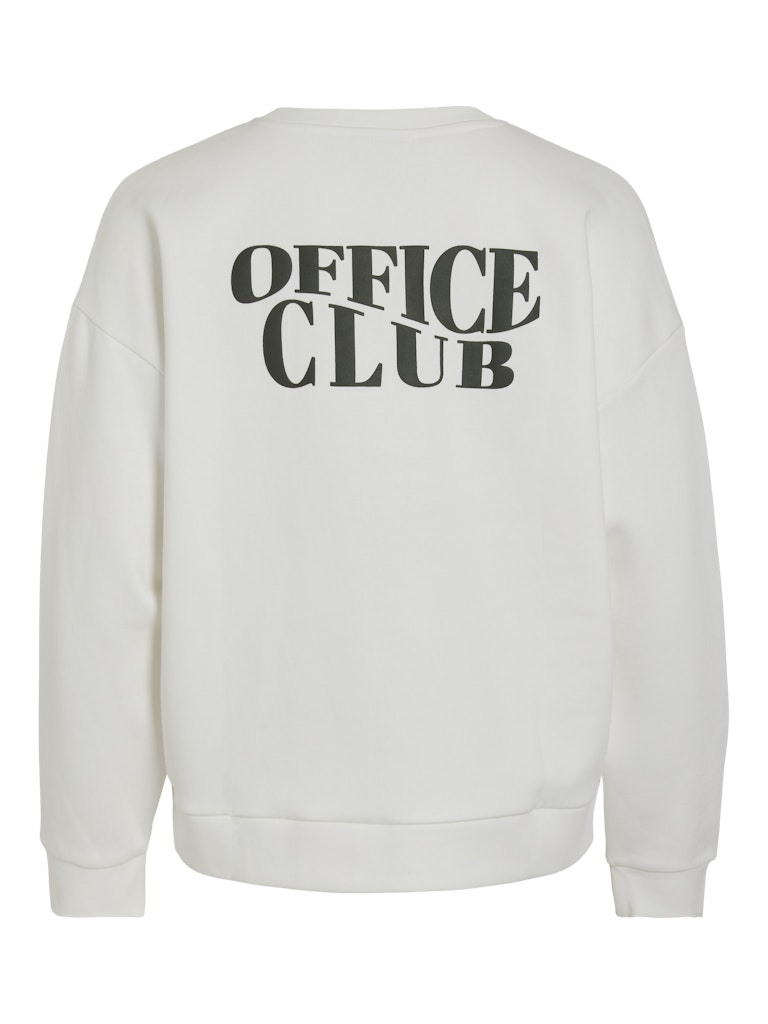 Vila Damen Sweatshirts Snow White/Offi