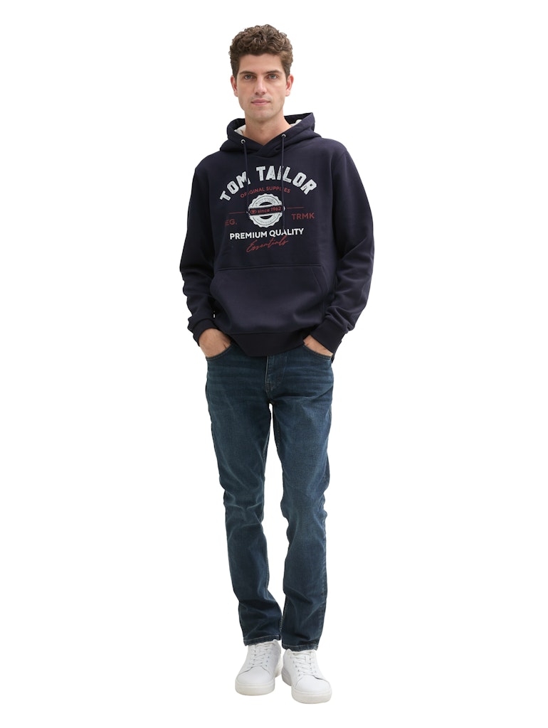 Tom Tailor Herren Sweatshirts Sky Captain Blu