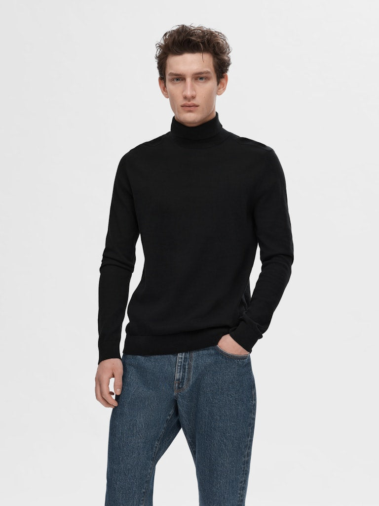 Selected homme Herren Pullover Black