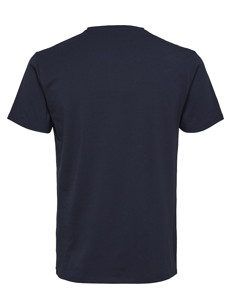 Selected homme Herren T-Shirts kurz Navy Bla