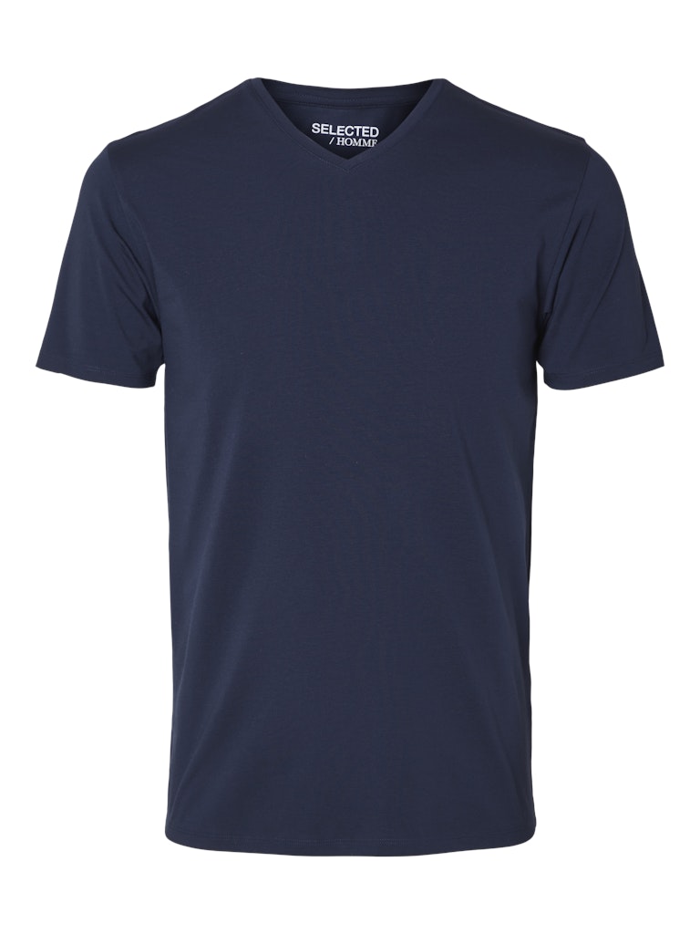 Selected homme Herren T-Shirts kurz Navy Bla