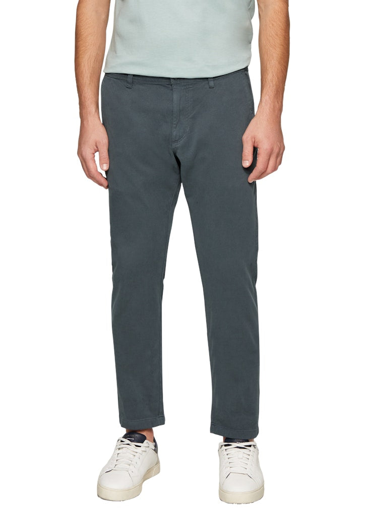 S. Oliver red Herren Hosen Grey/Black