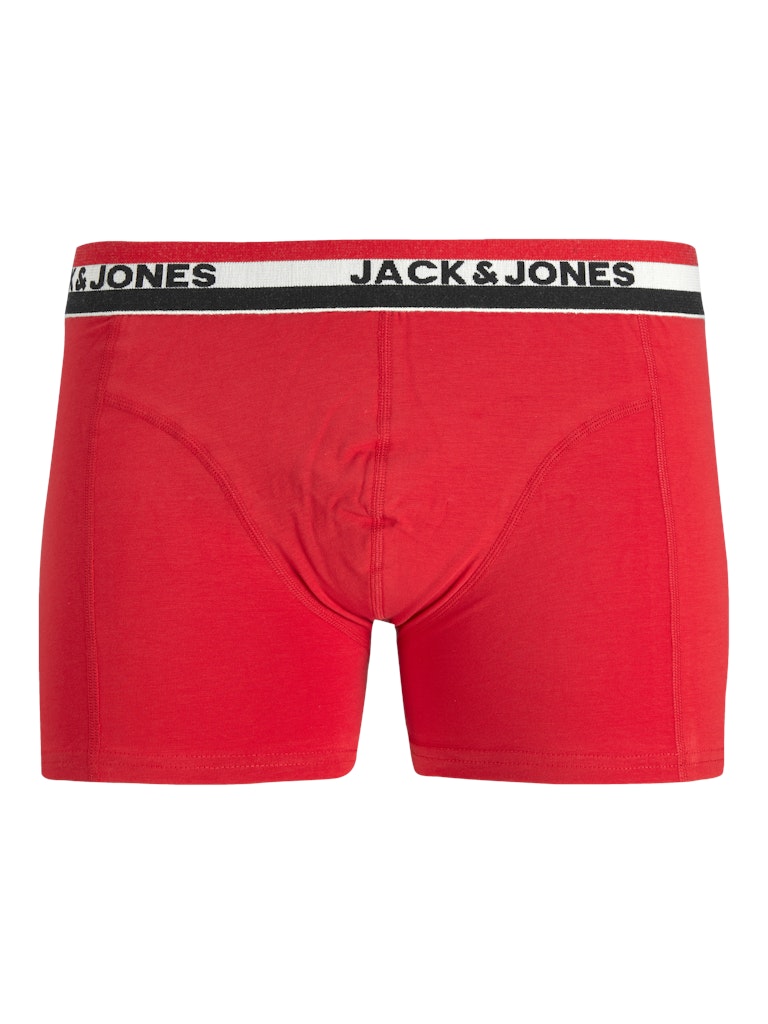 Jack & Jones Herren Wäsche Black/Red - Whi
