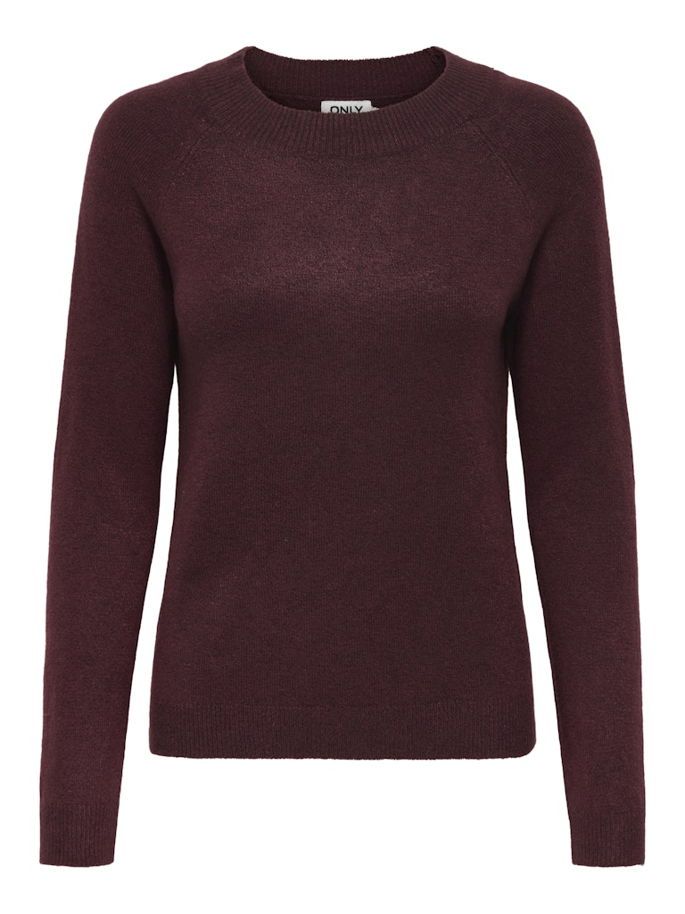 only Damen Pullover Zinfandel/W. Me