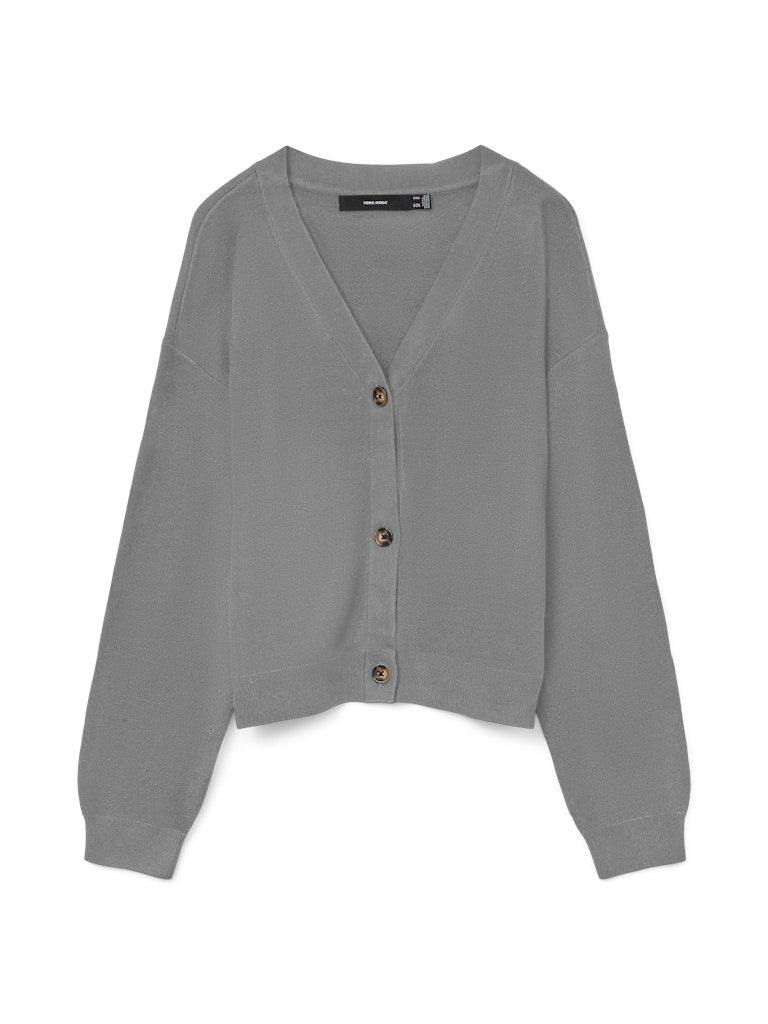 Vero Moda Damen Strickjacken Medium Grey Mel