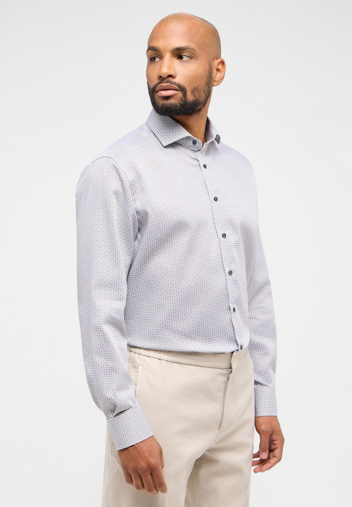 Eterna Herren Hemden lang Silber