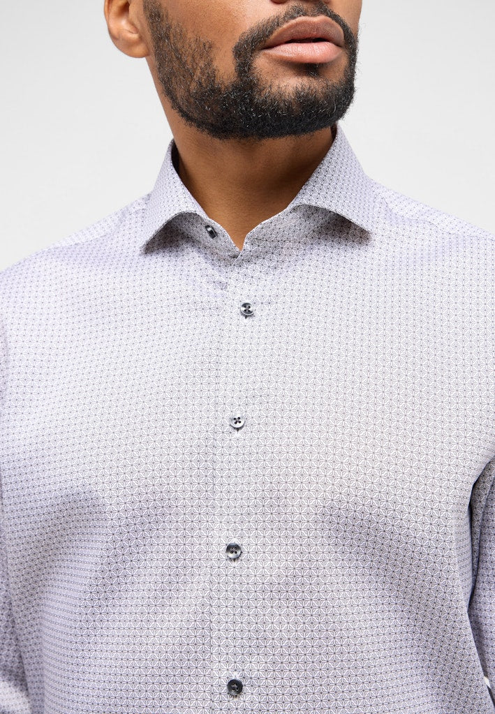 Eterna Herren Hemden lang Silber