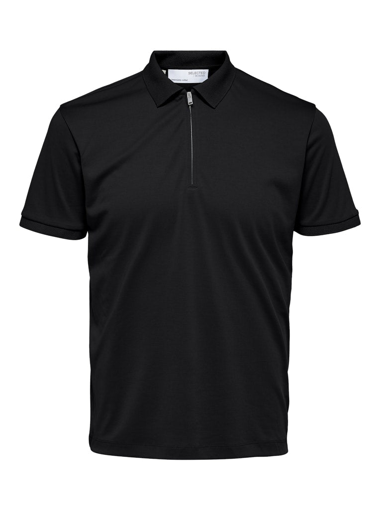 Selected homme Herren Polo-Shirts Black