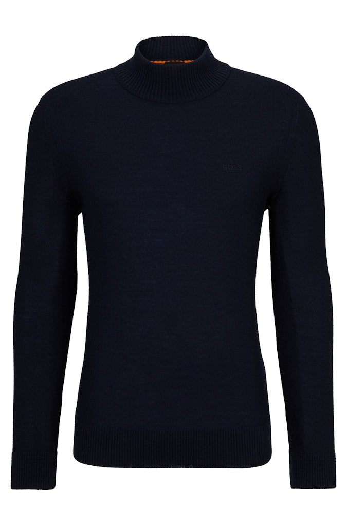 Boss Orange Herren Pullover Dark Blue