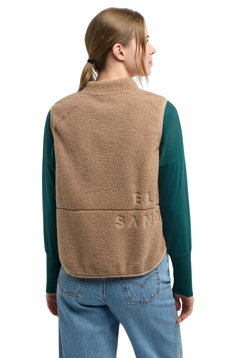 Elbsand Damen Blusen kurz Nougat