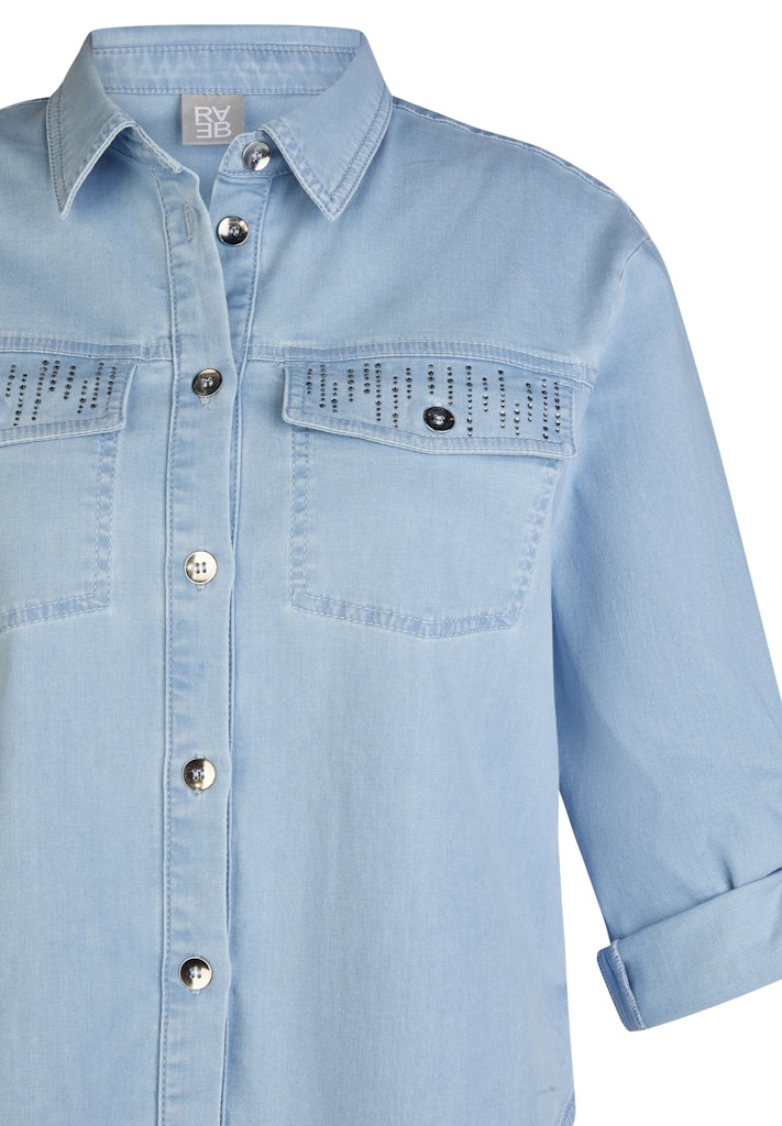 Rabe Damen Blusen Bleachedblue