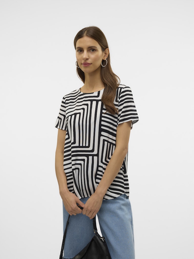 Vero Moda Damen T-Shirts Black/Pernille