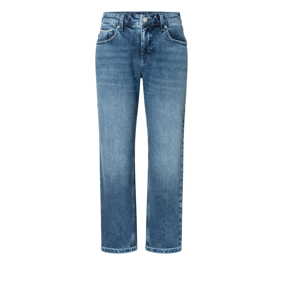 Mac Damen Jeans Mid Blue Random