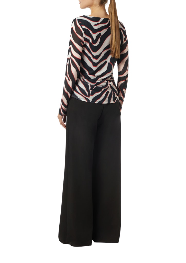 Comma Damen T-Shirts Lilac/Pink