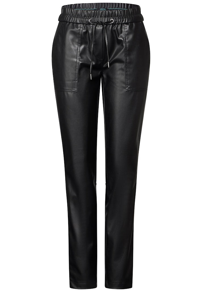 Cecil Damen Hosen Black