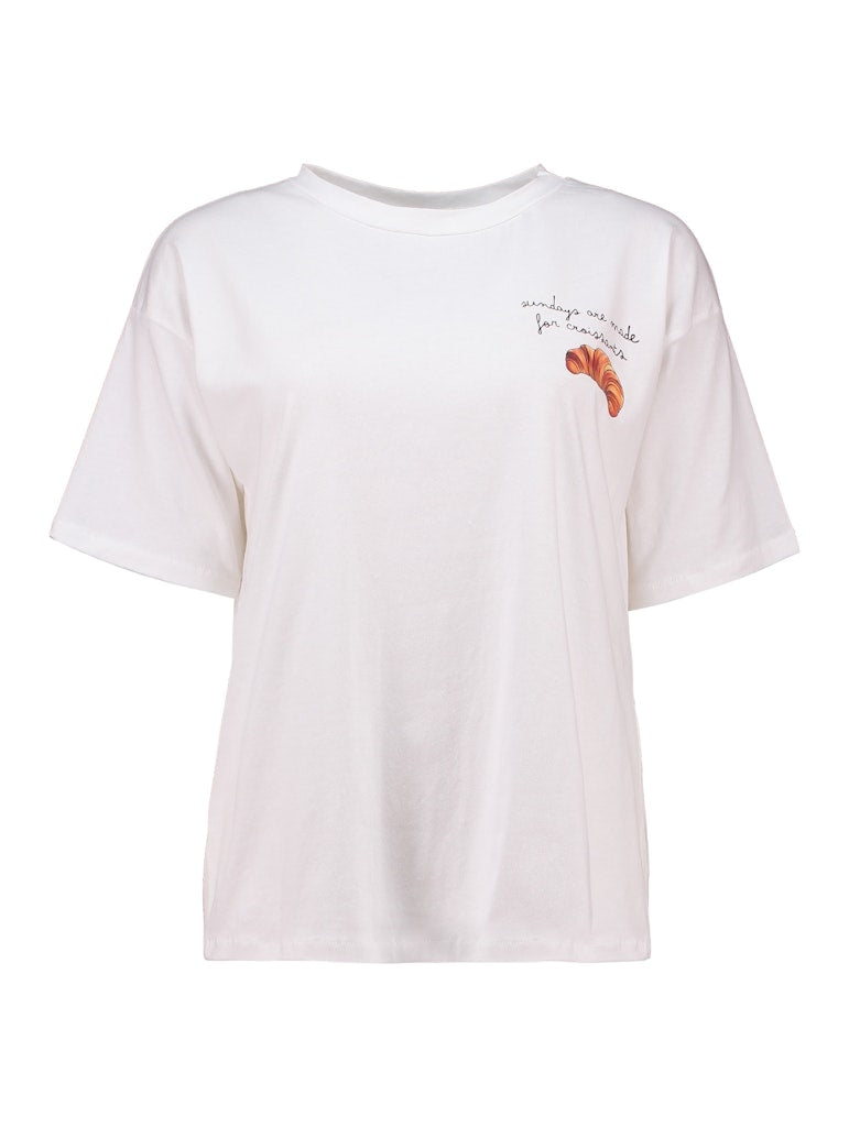 Haily's Damen T-Shirts White Croi