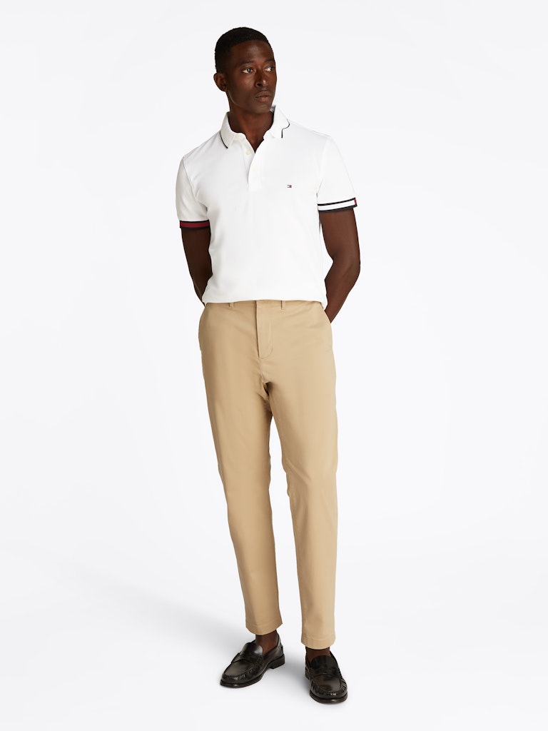 Tommy Hilfiger Herren Polo-Shirts Ybr White