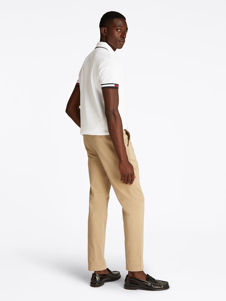 Tommy Hilfiger Herren Polo-Shirts Ybr White