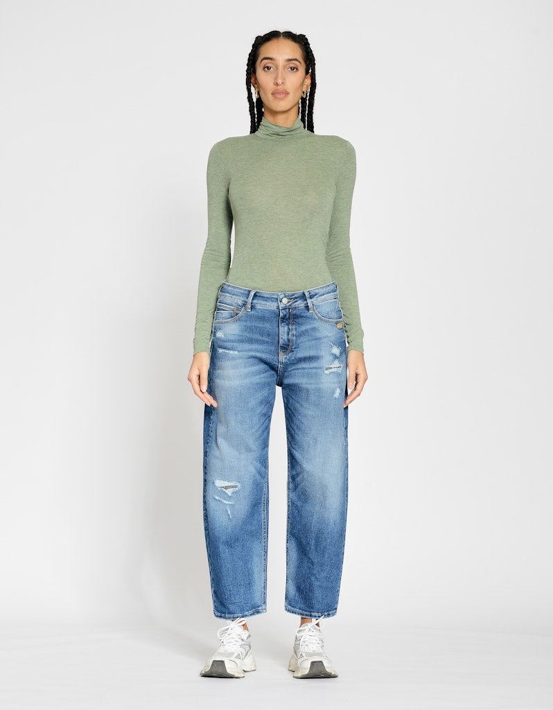 Gang Damen Jeans Worn Blue
