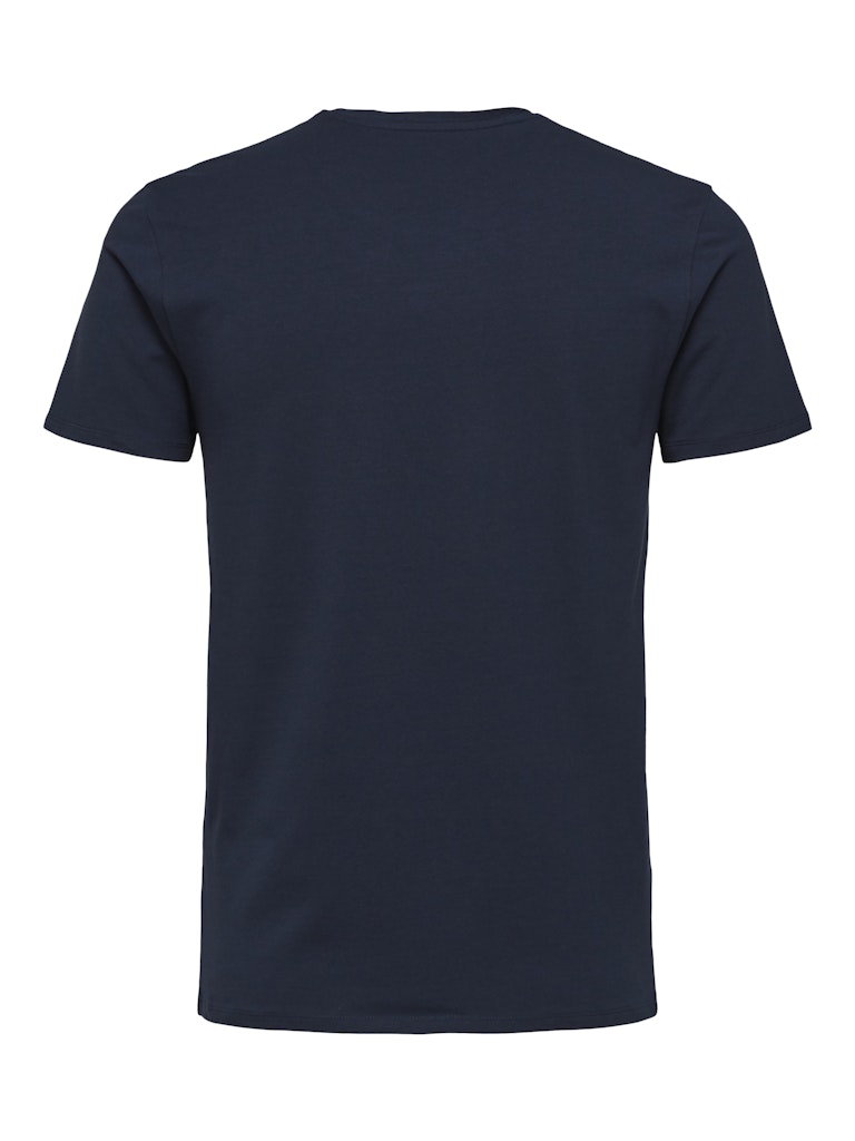 Selected homme Herren T-Shirts kurz Navy Bla