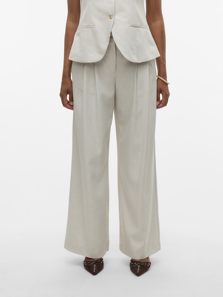 Vero Moda Damen Hosen Birch/Melange A