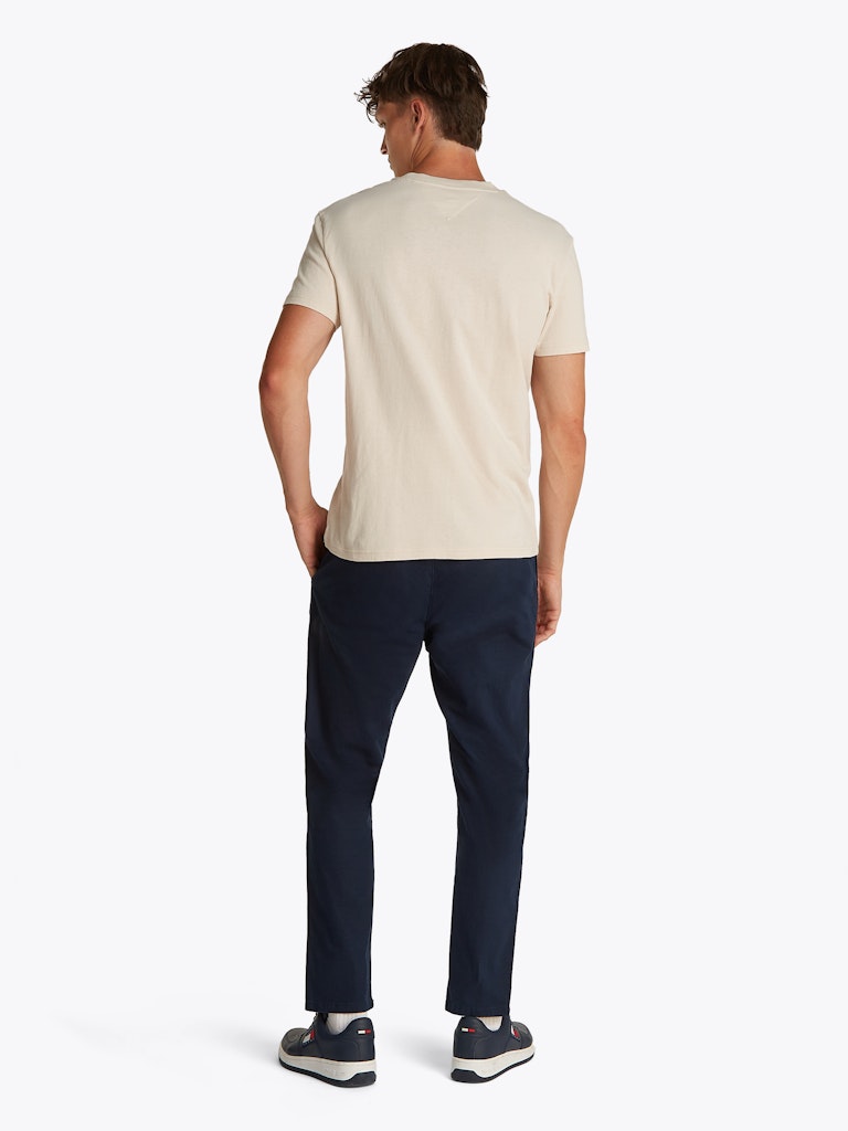 Tommy Jeans Herren T-Shirts kurz Acg Beige