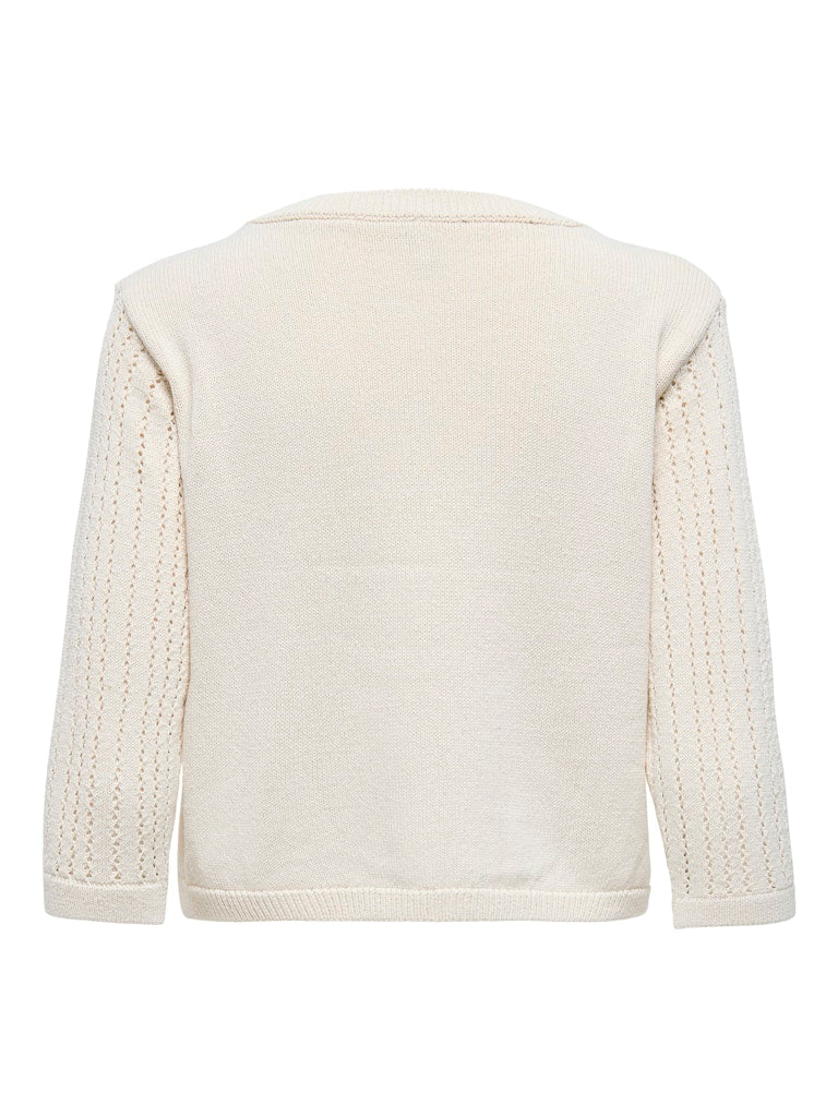Only Damen Strickjacken Ecru
