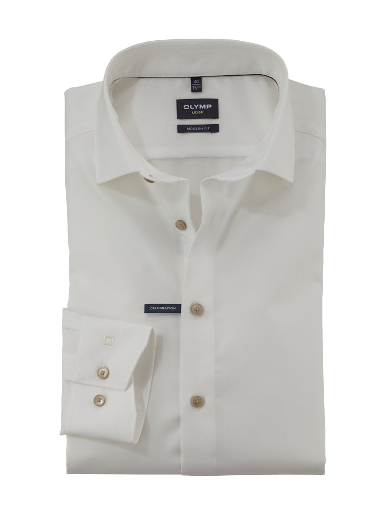 Olymp Herren Hemden lang Beige