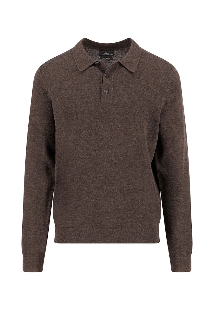 Fynch-Hatton Herren Pullover Dark Chocolate