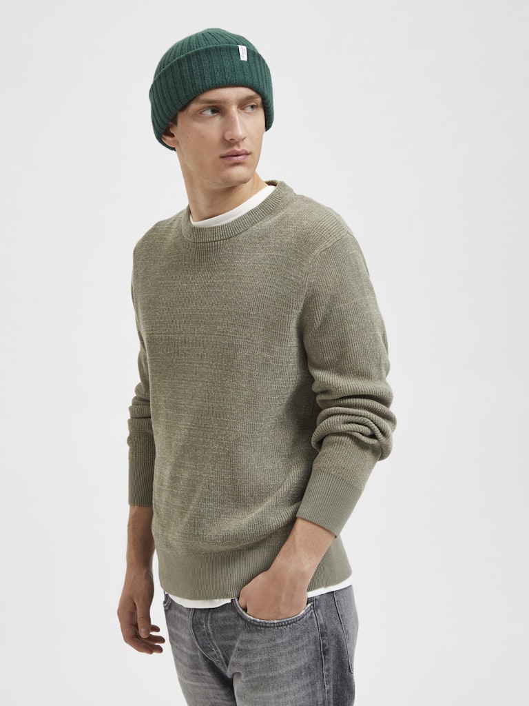 Selected homme Herren Pullover Vetiver