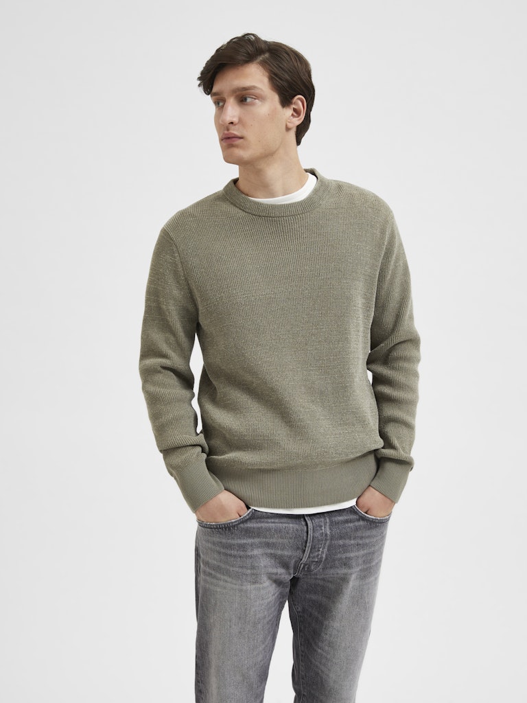 Selected homme Herren Pullover Vetiver