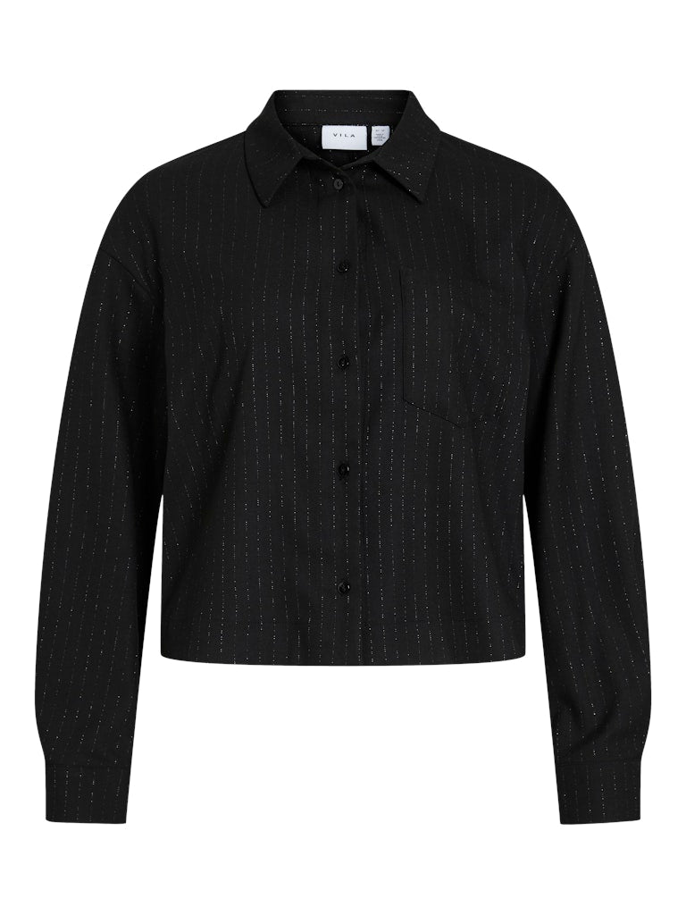 Vila Damen Blusen Black Beauty/Si