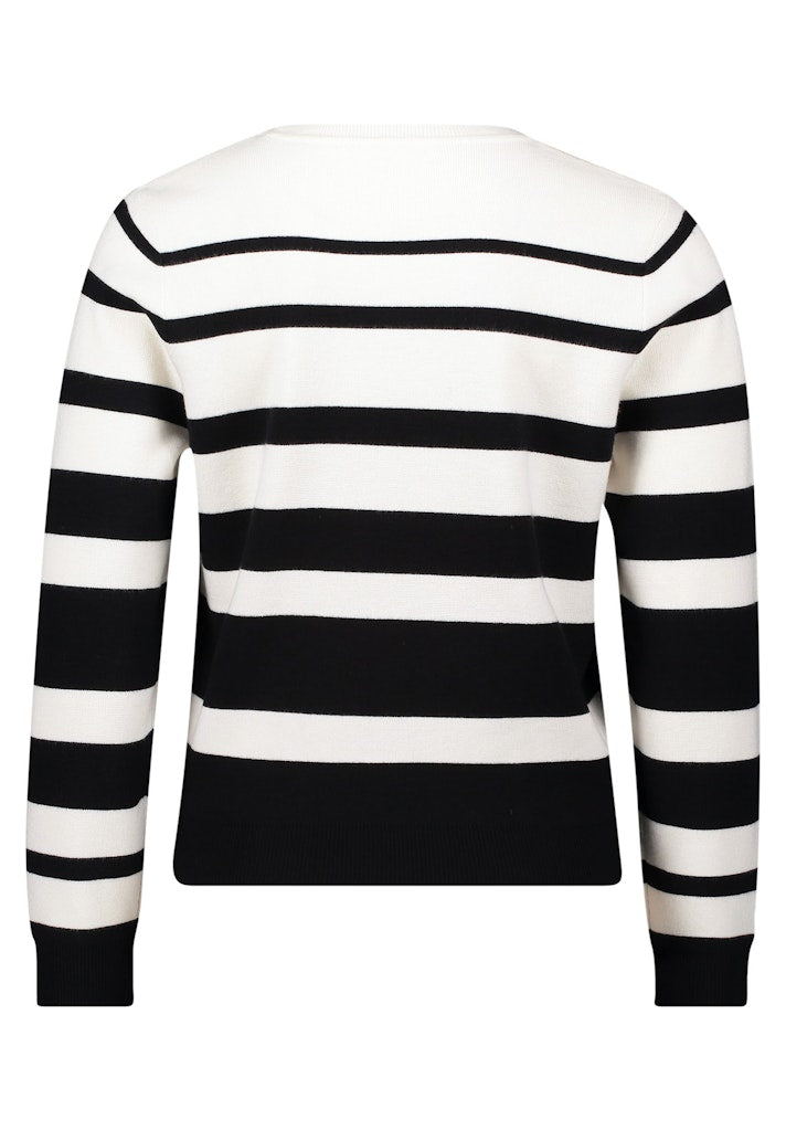 Betty & Co Damen Pullover Black/Cream