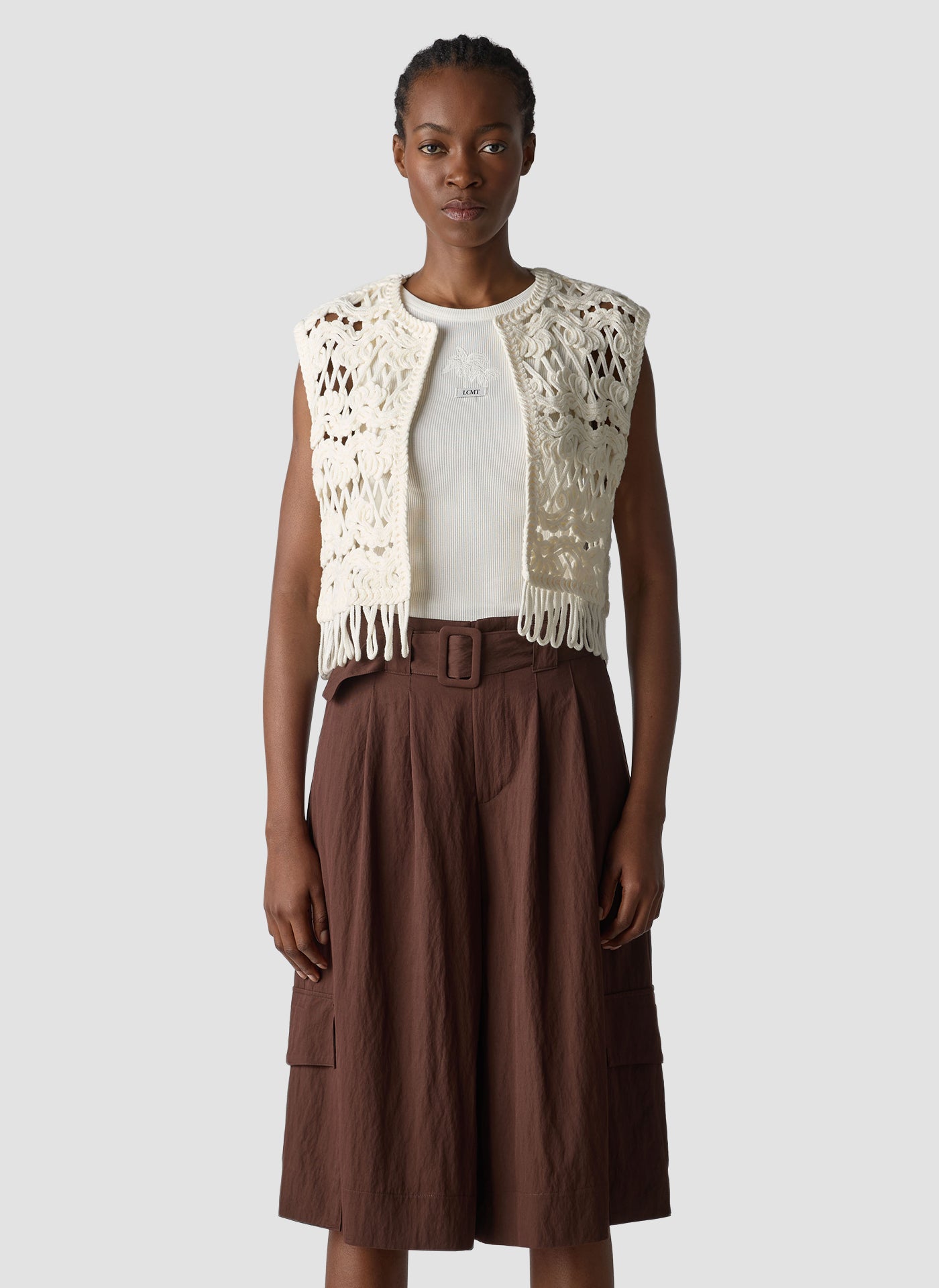 Le Comte Damen Pullover Natur