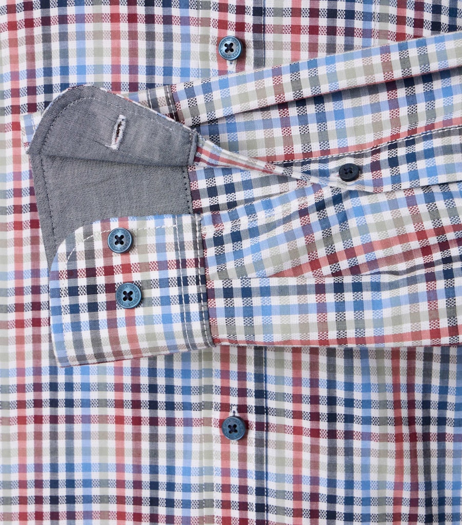 Casa Moda Herren Hemden Rot