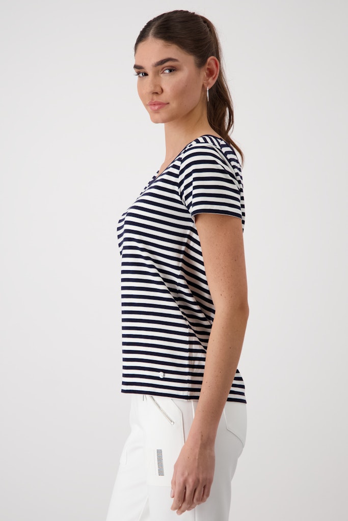 Monari Damen T-Shirts Deep Ocean