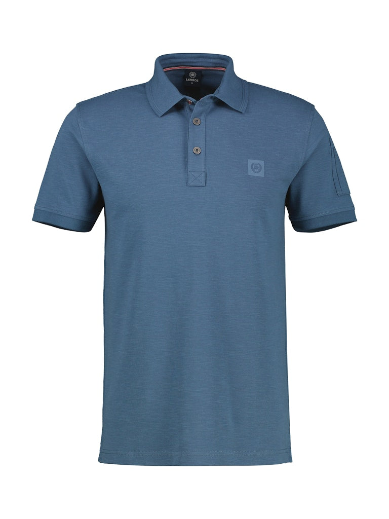 Lerros Herren Polo-Shirts Crispy Blue