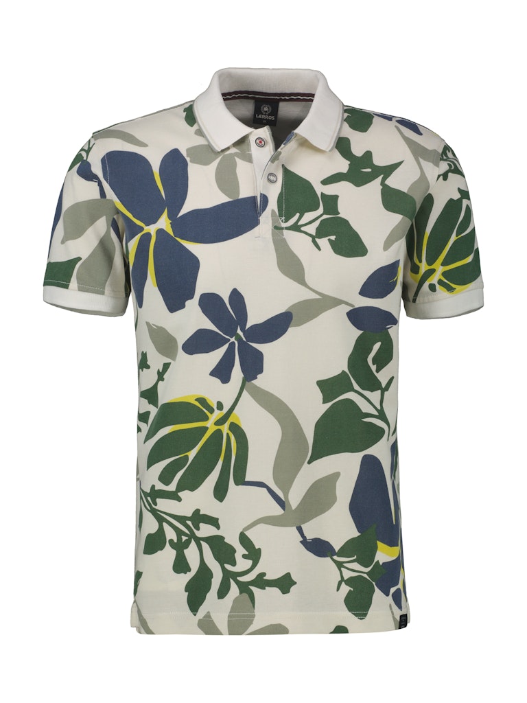 Lerros Herren Polo-Shirts Broken White
