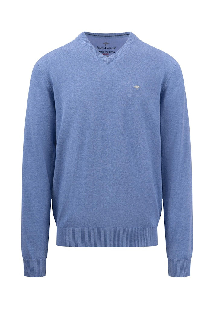 Fynch-Hatton Herren Pullover Crystal Blue