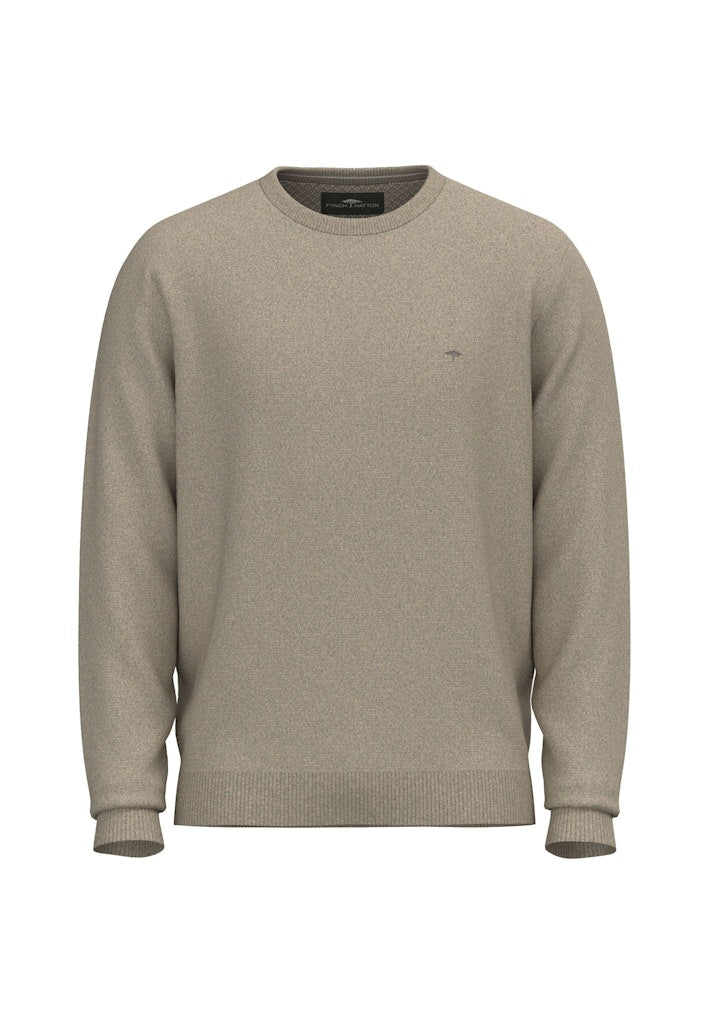 Fynch-Hatton Herren Pullover Light Taupe