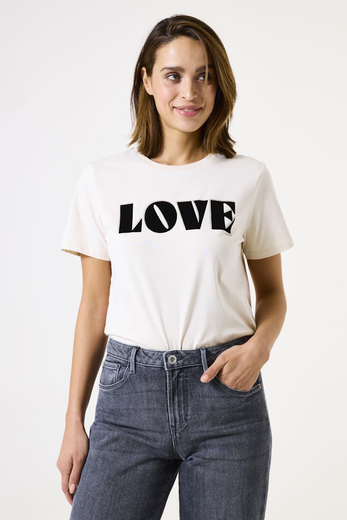 Garcia Damen T-Shirts Whitecap