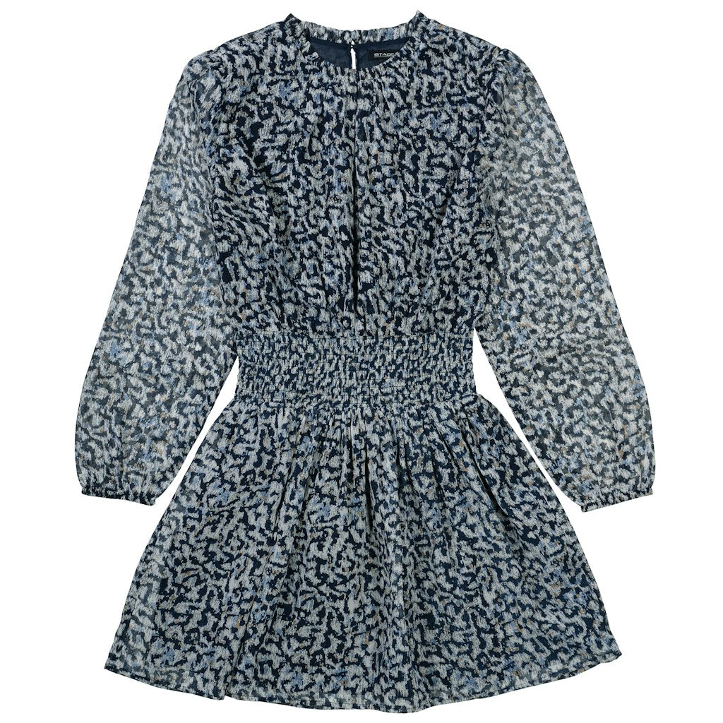 Staccato Mädchen Kleider Dark Navy Aop
