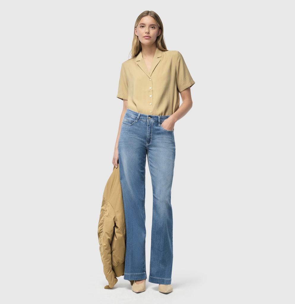 Mac Damen Jeans Summer Mid Blue