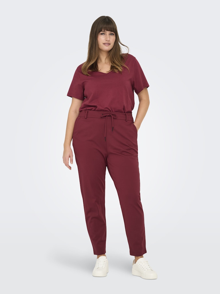 Only Caramkoma Damen Hosen Ruby Wine